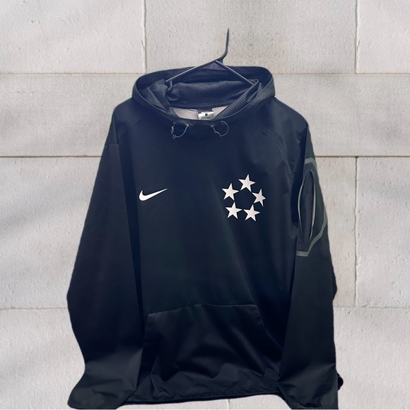 Nike Other - Nike 5 Star General Hooded Black Jacket with Mesh Lining L